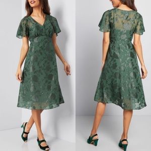 Anna Sui x ModCloth Green Dress